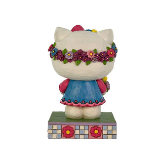 Jim Shore Sanrio: Hello Kitty with Flower Crown Figurine