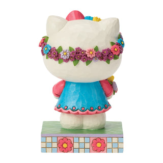 Jim Shore Sanrio: Hello Kitty with Flower Crown Figurine sparkle-castle