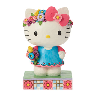 Jim Shore Sanrio: Hello Kitty with Flower Crown Figurine sparkle-castle