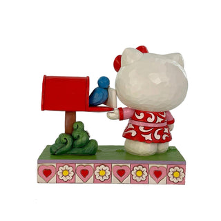 Jim Shore Sanrio: Hello Kitty Valentines Mailbox Figurine