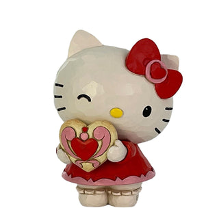 Jim Shore Sanrio: Hello Kitty with Heart Miniature Figurine
