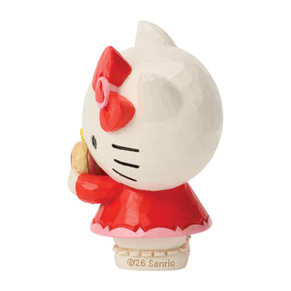 Jim Shore Sanrio: Hello Kitty with Heart Miniature Figurine sparkle-castle