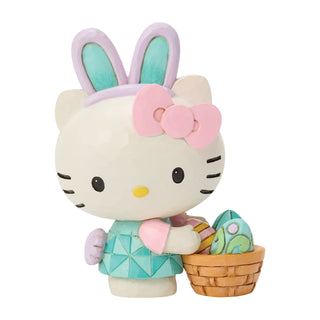 Jim Shore Sanrio: Hello Kitty Easter Bunny Figurine sparkle-castle