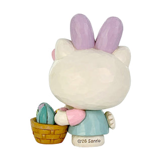Jim Shore Sanrio: Hello Kitty Easter Bunny Figurine sparkle-castle