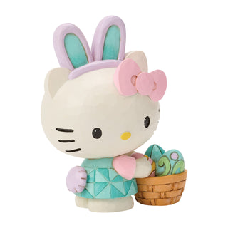 Jim Shore Sanrio: Hello Kitty Easter Bunny Figurine sparkle-castle