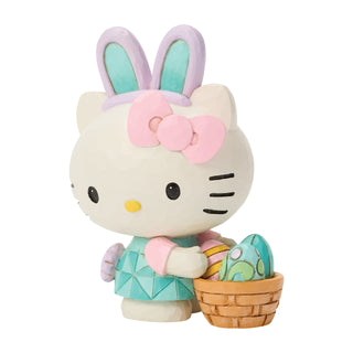 Jim Shore Sanrio: Hello Kitty Easter Bunny Figurine sparkle-castle