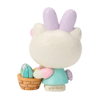 Jim Shore Sanrio: Hello Kitty Easter Bunny Figurine sparkle-castle