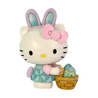 Jim Shore Sanrio: Hello Kitty Easter Bunny Figurine sparkle-castle
