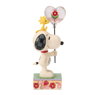Jim Shore Peanuts: Snoopy with Heart Balloon Figurine