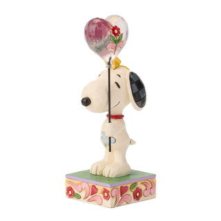 Jim Shore Peanuts: Snoopy with Heart Balloon Figurine