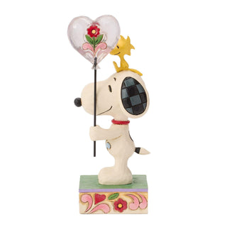 Jim Shore Peanuts: Snoopy with Heart Balloon Figurine
