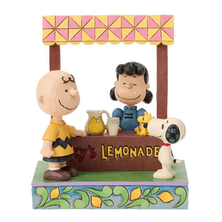 Jim Shore Peanuts: Lucy's Lemonade Stand Figurine