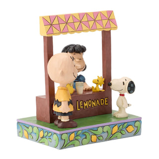 Jim Shore Peanuts: Lucy's Lemonade Stand Figurine