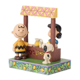 Jim Shore Peanuts: Lucy's Lemonade Stand Figurine
