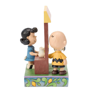 Jim Shore Peanuts: Lucy's Lemonade Stand Figurine