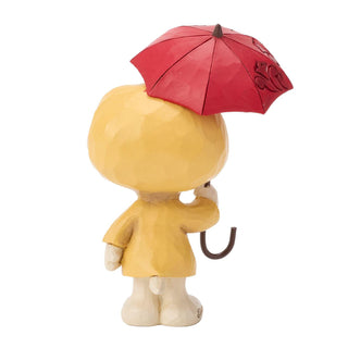 Jim Shore Peanuts: Snoopy in Raincoat Mini Figurine