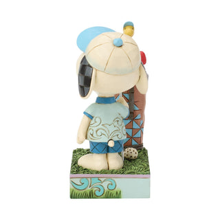 Jim Shore Peanuts: Snoopy and Woodstock Golfing Figurine