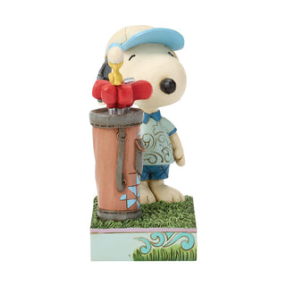 Jim Shore Peanuts: Snoopy and Woodstock Golfing Figurine