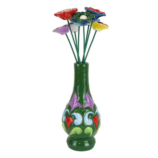 Jim Shore Heartwood Creek: Flowers 8 PC Assorted Ceramic Flowers