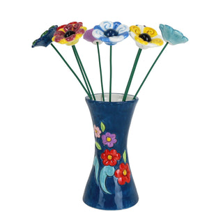 Jim Shore Heartwood Creek: Flowers 8 PC Assorted Ceramic Flowers