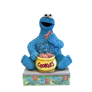 Jim Shore Sesame Street: Cookie Monster Figurine sparkle-castle