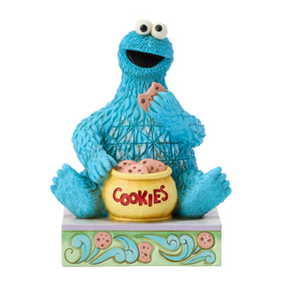 Jim Shore Sesame Street: Cookie Monster Figurine sparkle-castle