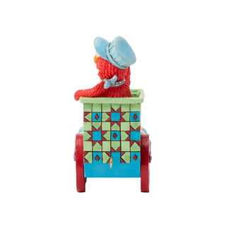 Jim Shore Sesame Street: Elmo Train Engine Figurine sparkle-castle