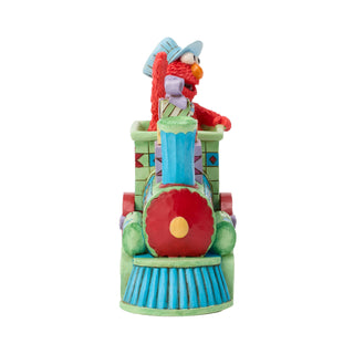 Jim Shore Sesame Street: Elmo Train Engine Figurine sparkle-castle