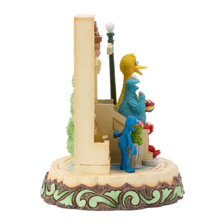 Jim Shore Sesame Street: Carved by Heart Sesame Street Neighborhood Figurine sparkle-castle