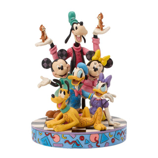Jim Shore Disney: 90s Retro Mickey & Friends Figurine