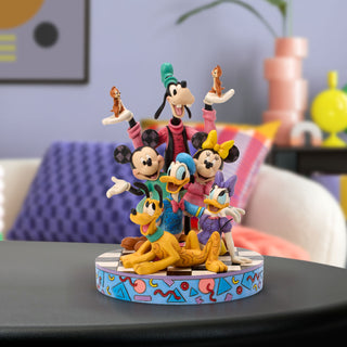 Jim Shore Disney Traditions: 90s Retro Mickey & Friends Figurine sparkle-castle