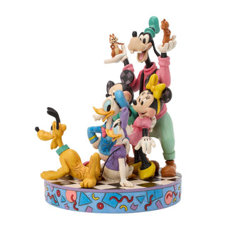 Jim Shore Disney: 90s Retro Mickey & Friends Figurine