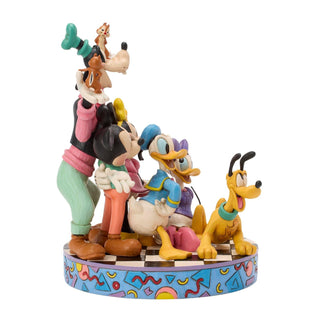 Jim Shore Disney: 90s Retro Mickey & Friends Figurine
