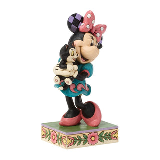 Jim Shore Disney: Minnie & Figaro Figurine