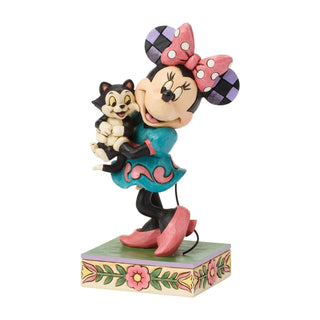 Jim Shore Disney: Minnie & Figaro Figurine