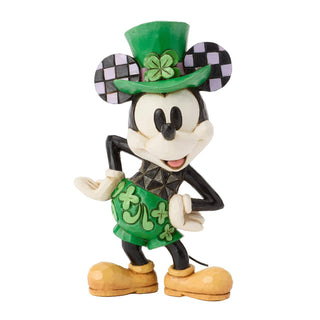 Jim Shore Disney: Mickey St. Patricks Mini Figurine