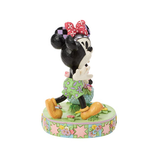 Jim Shore Disney Traditions: Mickey & Minnie Easter Basket Figurine sparkle-castle