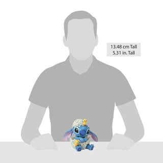 Jim Shore Disney Traditions: Stitch Egg with Chicks Figurine sparkle-castle