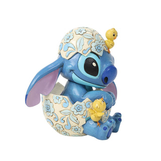 Jim Shore Disney: Stitch Egg with Chicks Figurine