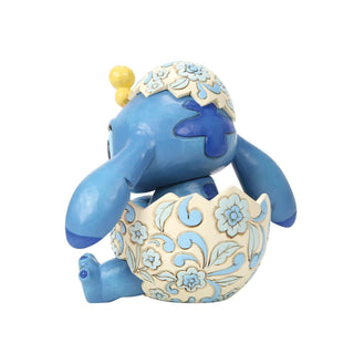 Jim Shore Disney: Stitch Egg with Chicks Figurine
