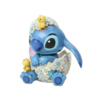 Jim Shore Disney: Stitch Egg with Chicks Figurine