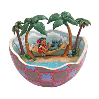 Jim Shore Disney: Lilo & Stitch in Coconut Figurine
