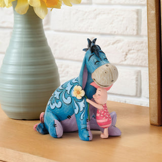 Jim Shore Disney Traditions: Eeyore & Piglet Hug Figurine sparkle-castle