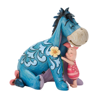 Jim Shore Disney Traditions: Eeyore & Piglet Hug Figurine sparkle-castle