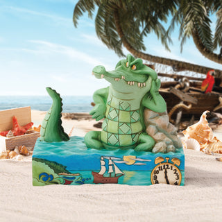 Jim Shore Disney Traditions: Peter Pan Crocodile Figurine sparkle-castle