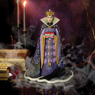 Jim Shore Disney Traditions: The Queen 3rd in Disney Villains Series Figurine sparkle-castle
