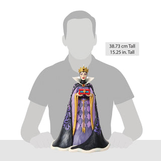 Jim Shore Disney Traditions: The Queen 3rd in Disney Villains Series Figurine sparkle-castle