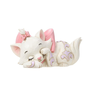 Jim Shore Disney: Marie Sleeping Mini Figurine