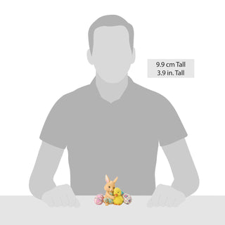 Jim Shore Heartwood Creek: Easter Bunny Hugging Duckling Figurine sparkle-castle