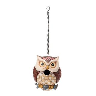 Jim Shore Heartwood Creek: Owl Birdhouse Birdhouse